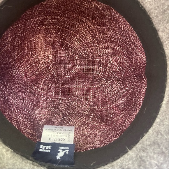 Kangol Dapper Felt & Straw Cloche Hat - Picture 7 of 10